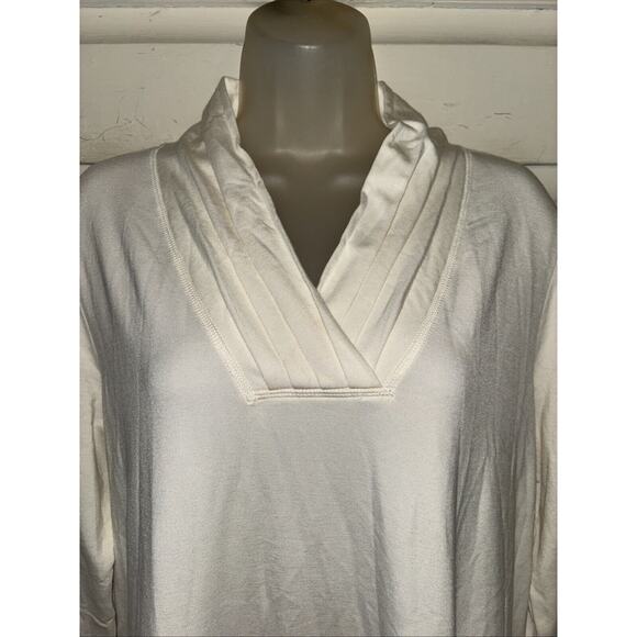 Soft Surroundings Viscose Blend Long Sleeve Pullover Top Size M - Picture 2 of 8